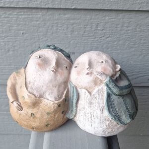 Roly Poly Family Beryl & George 'Sweet Nothings' figurine